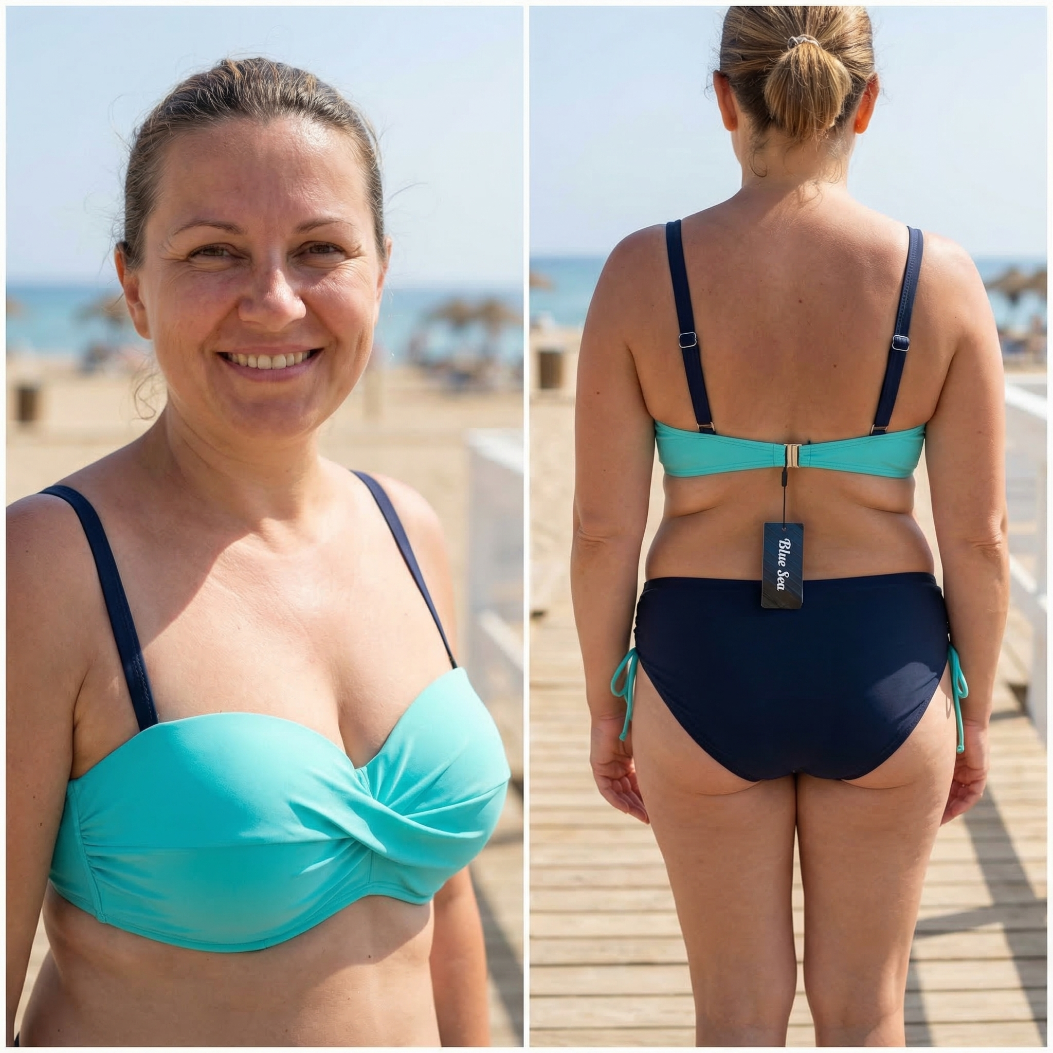 Дамски бански половинки