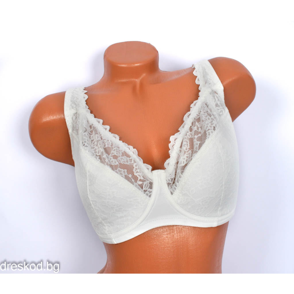 Сутиен с дантела мека чашка /чашка E/