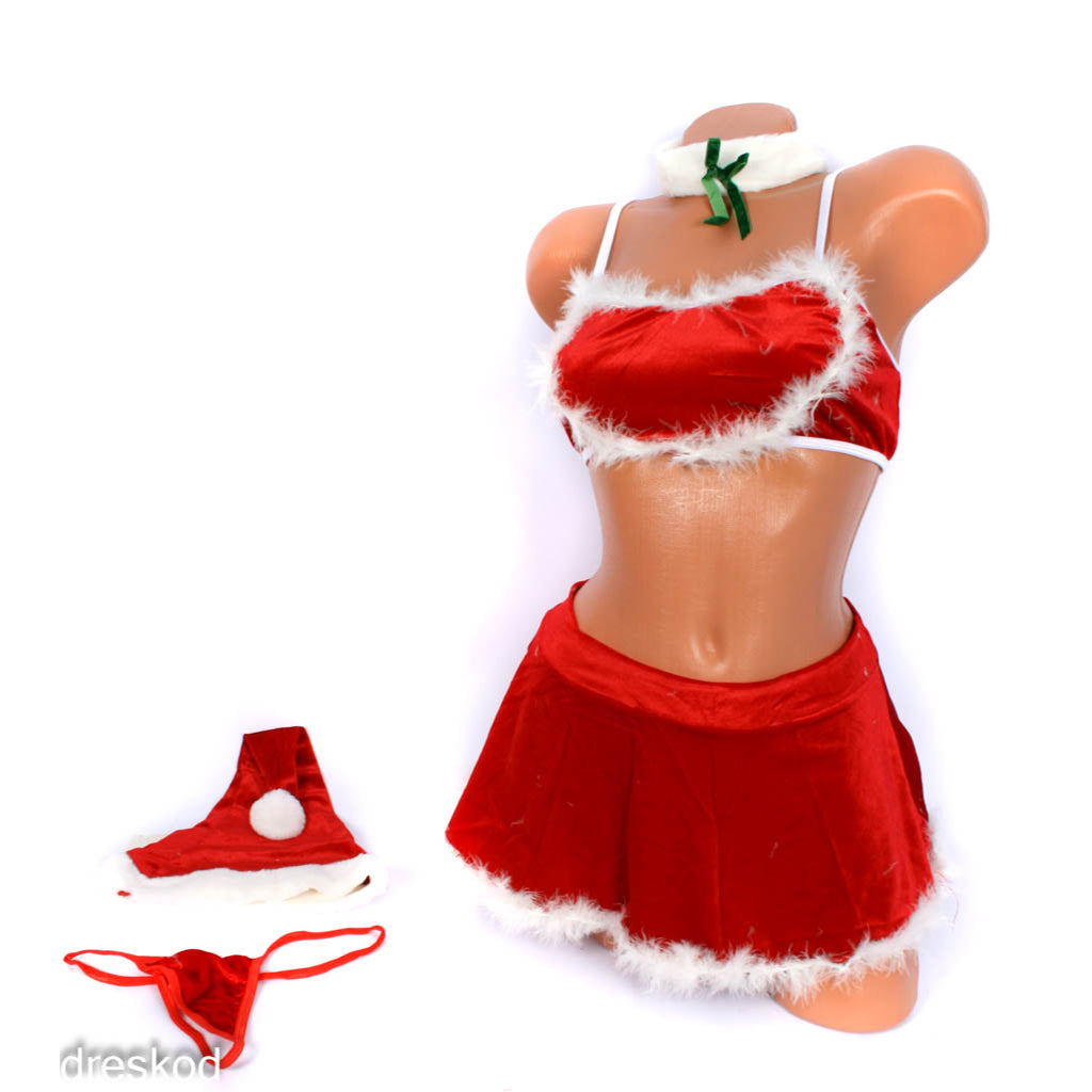 Коледен секси комплект