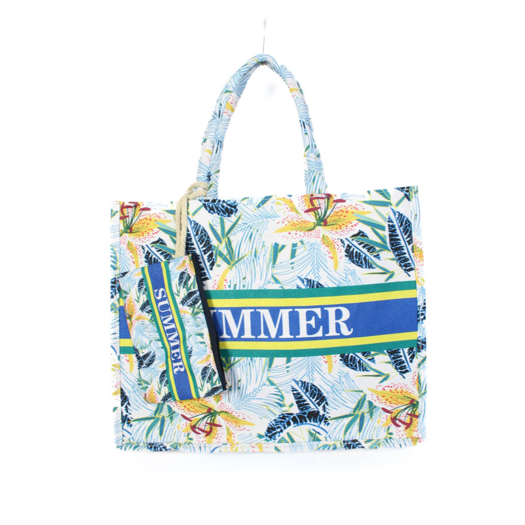 Плажна чанта с потрмоне