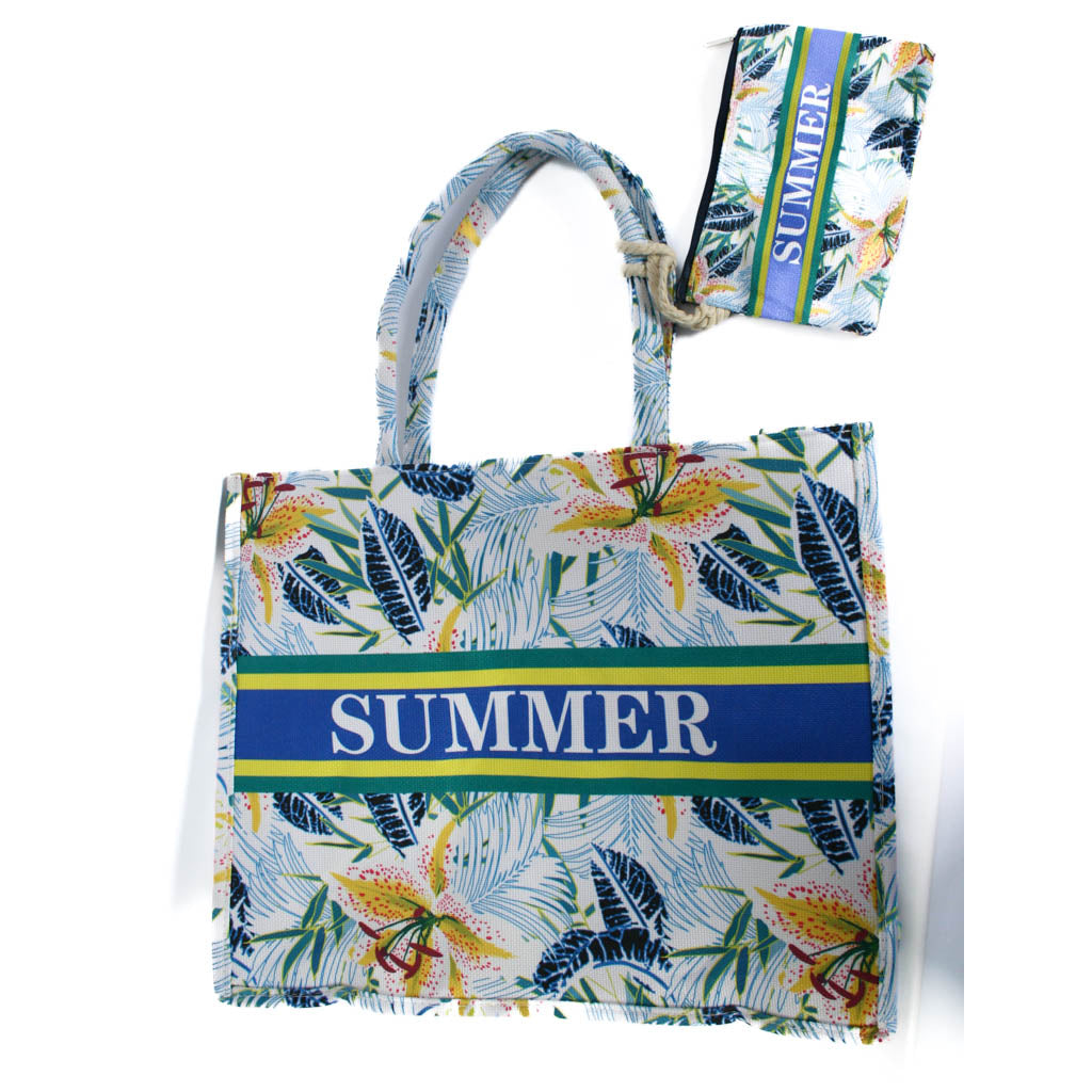 Плажна чанта с потрмоне