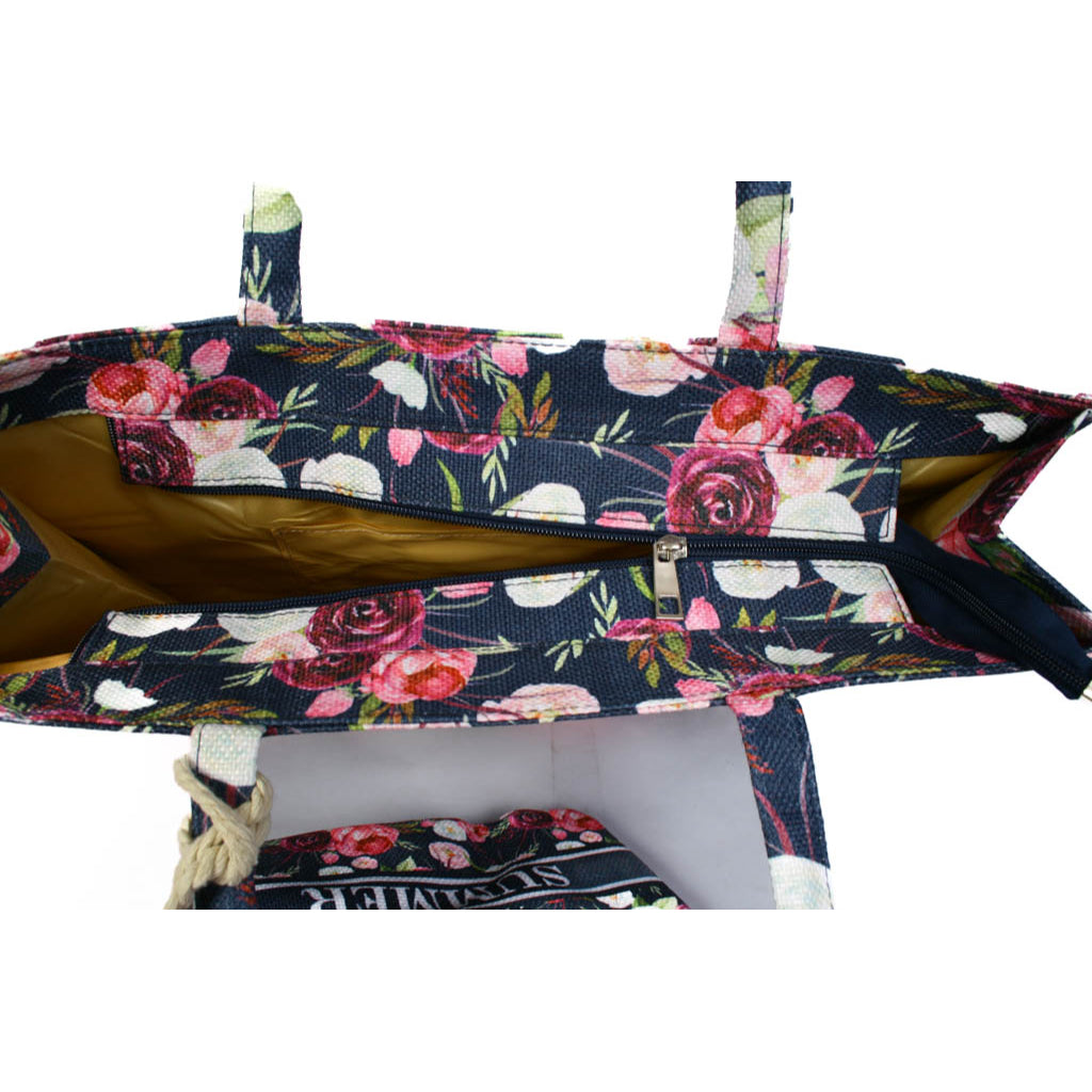 Плажна чанта с потрмоне