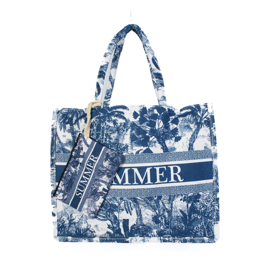 Плажна чанта с потрмоне