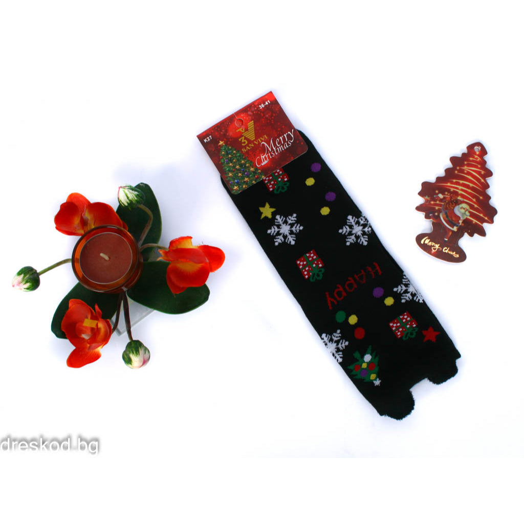 Дамски коледни чорапи