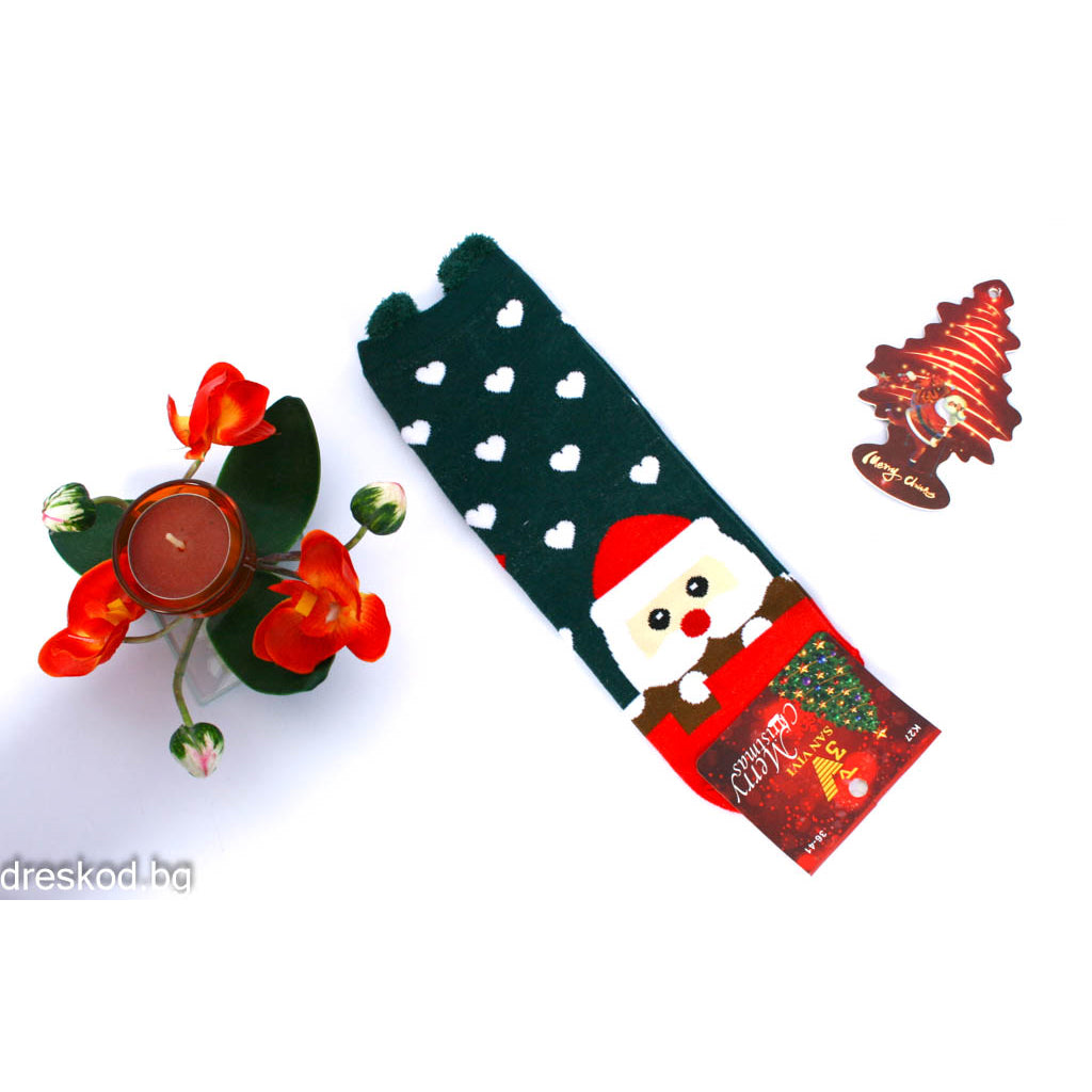 Дамски коледни чорапи