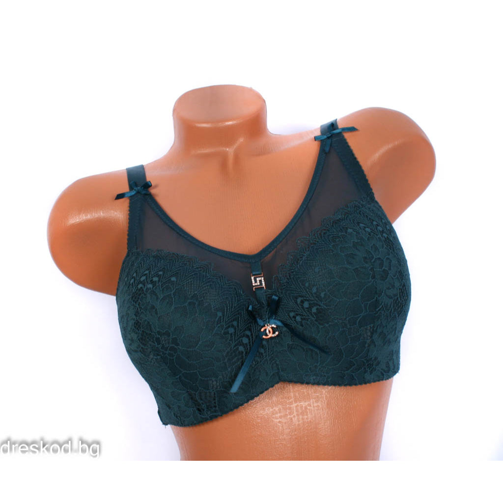 Сутиен с дантела /чашка D/