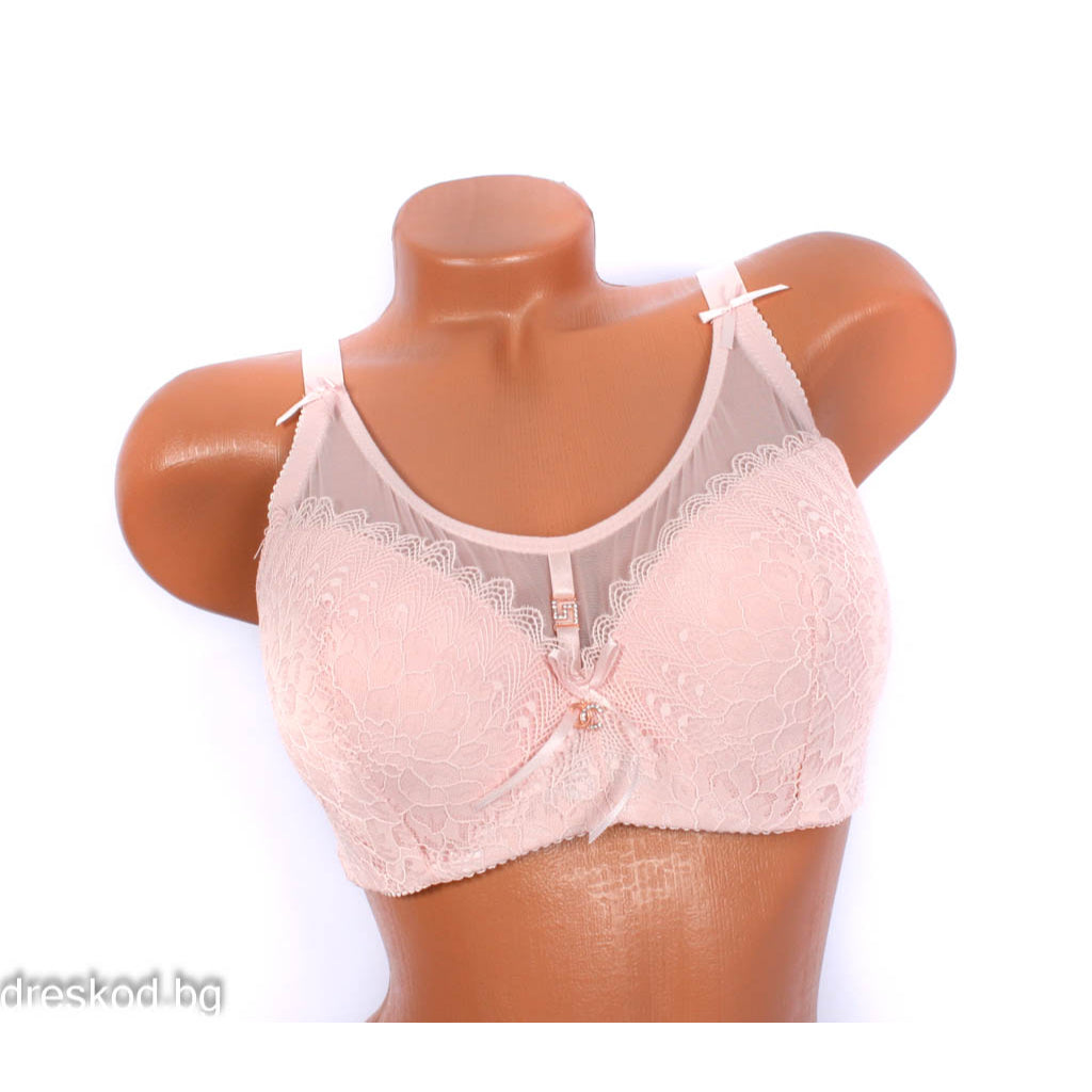 Сутиен с дантела /чашка D/