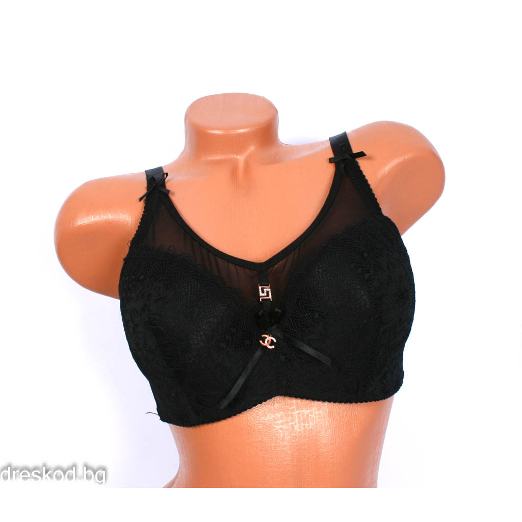 Сутиен с дантела /чашка D/