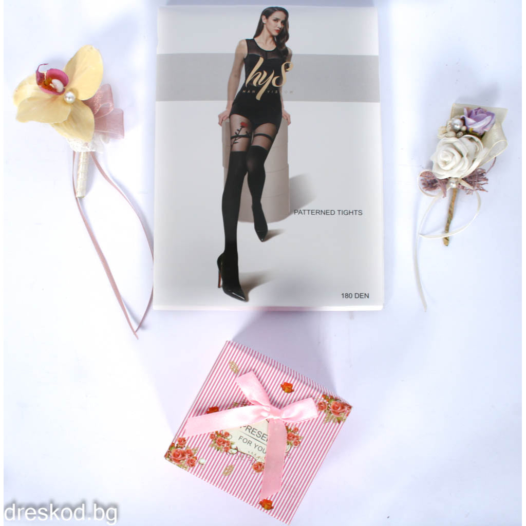 Фигурални чорапогащи Rose 180DEN