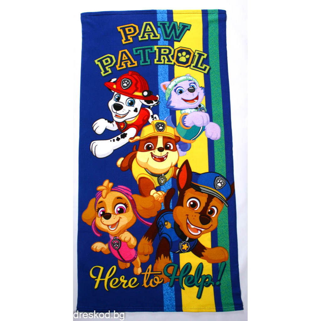 Плажна кърпа Paw Patrol