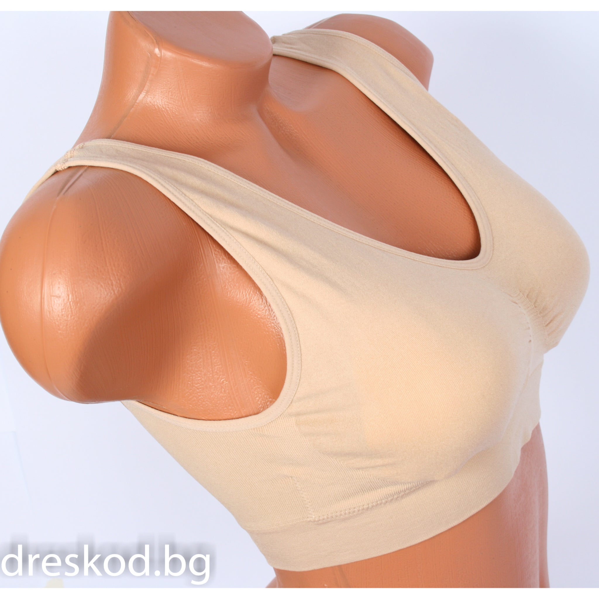 Бюстие - бежово