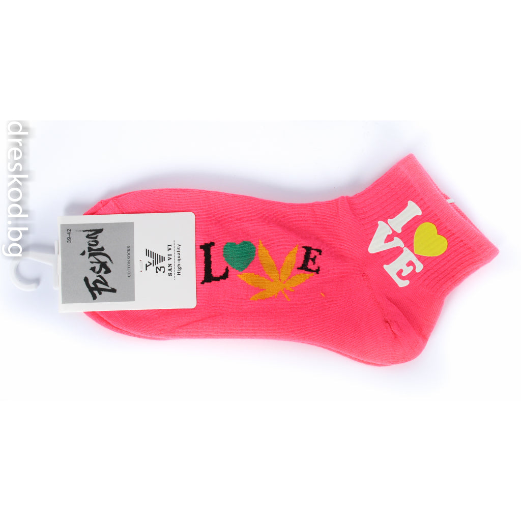 Дамски светещи чорапи Love