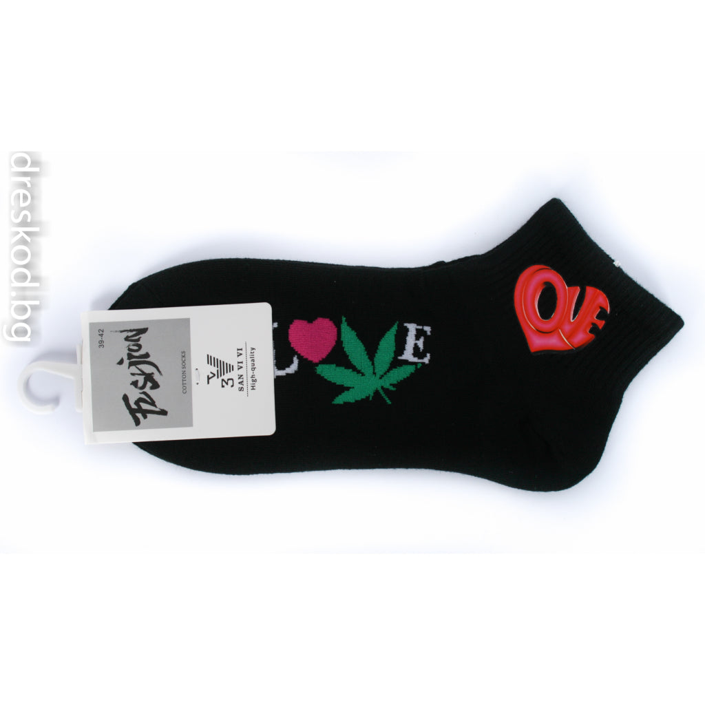 Дамски светещи чорапи Love