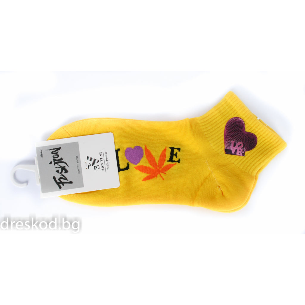 Дамски светещи чорапи Love
