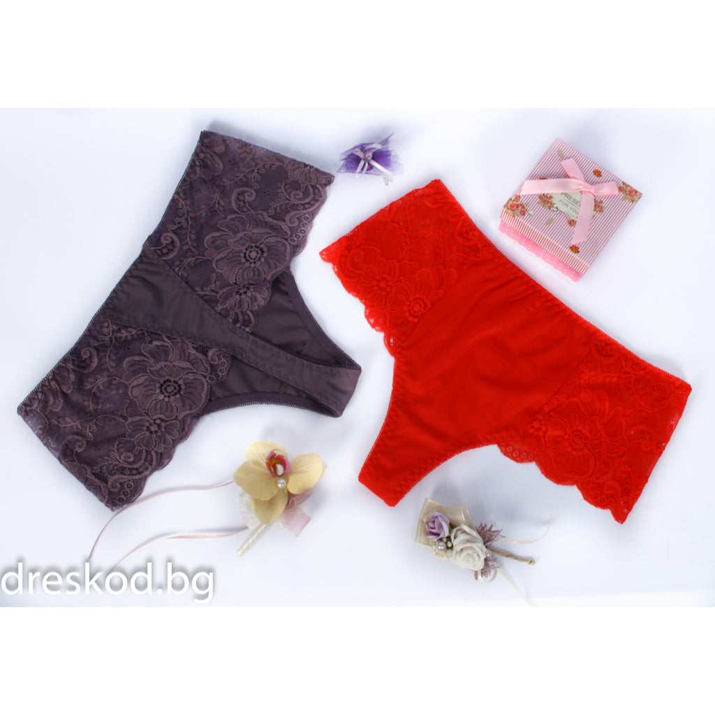 Дълбоки прашки - висока талия