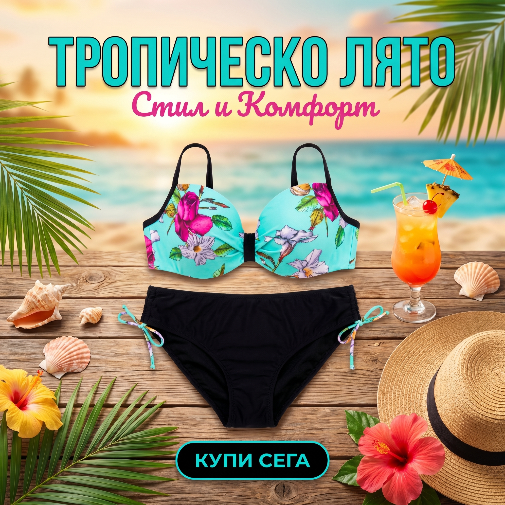 Дамски бански - големи размери