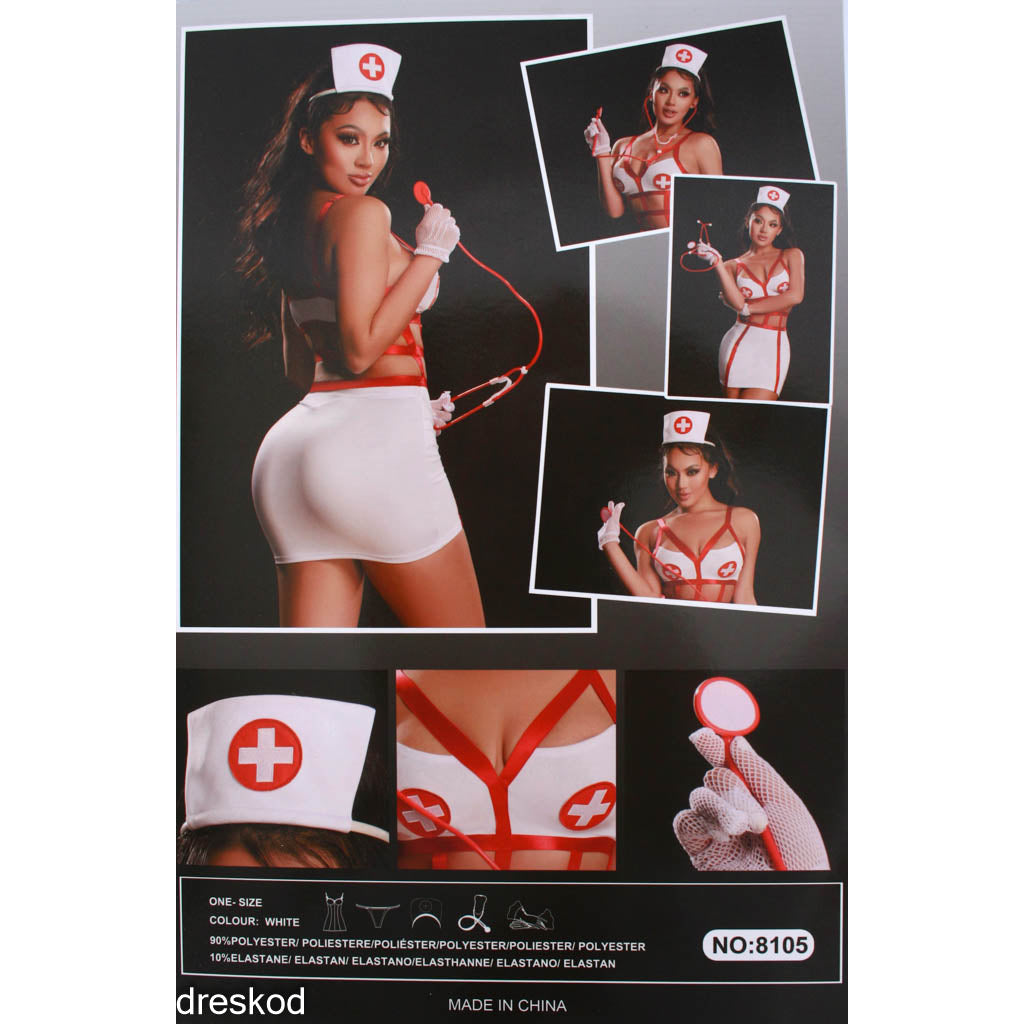 Комплект секси медицинска сестра