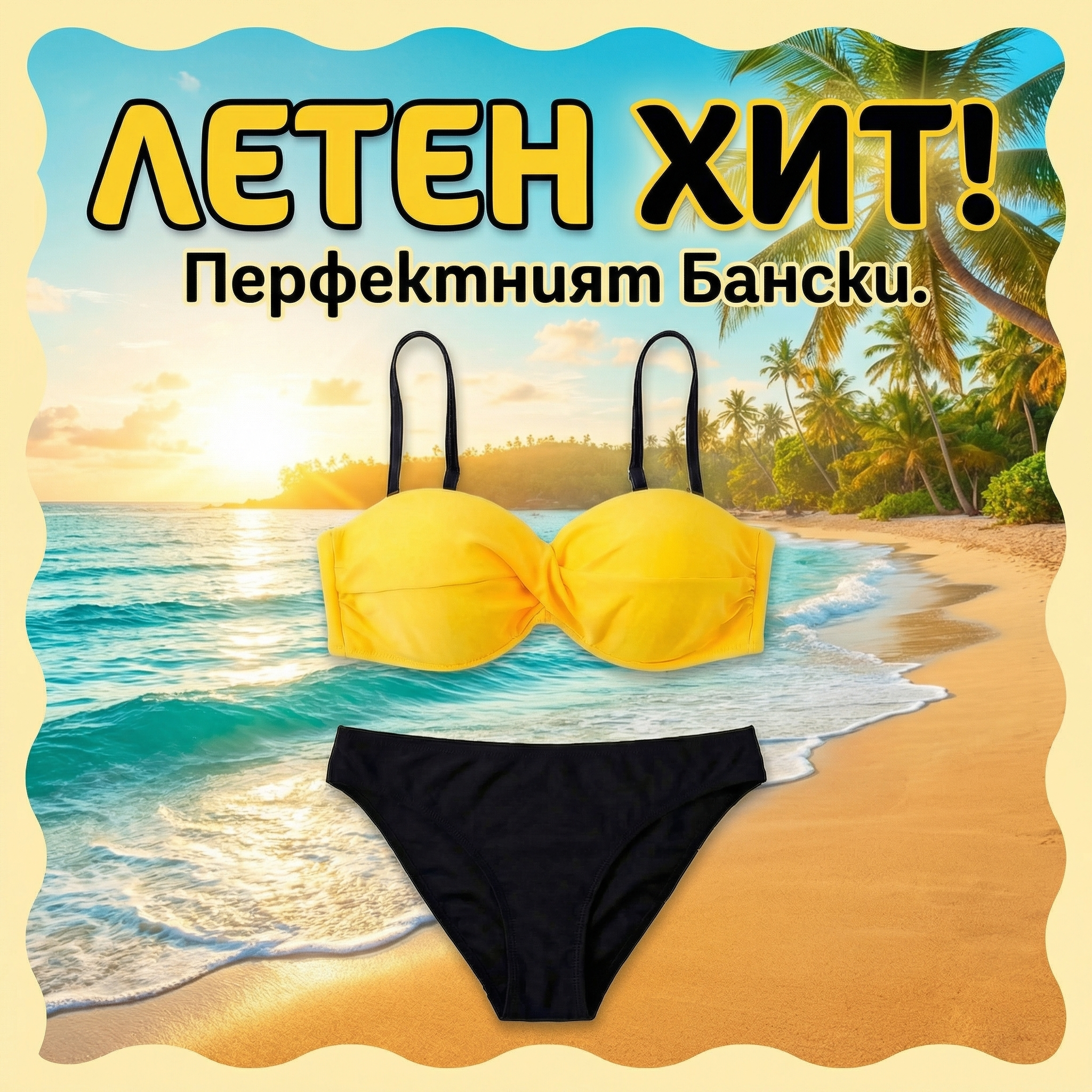 Дамски бански половинки