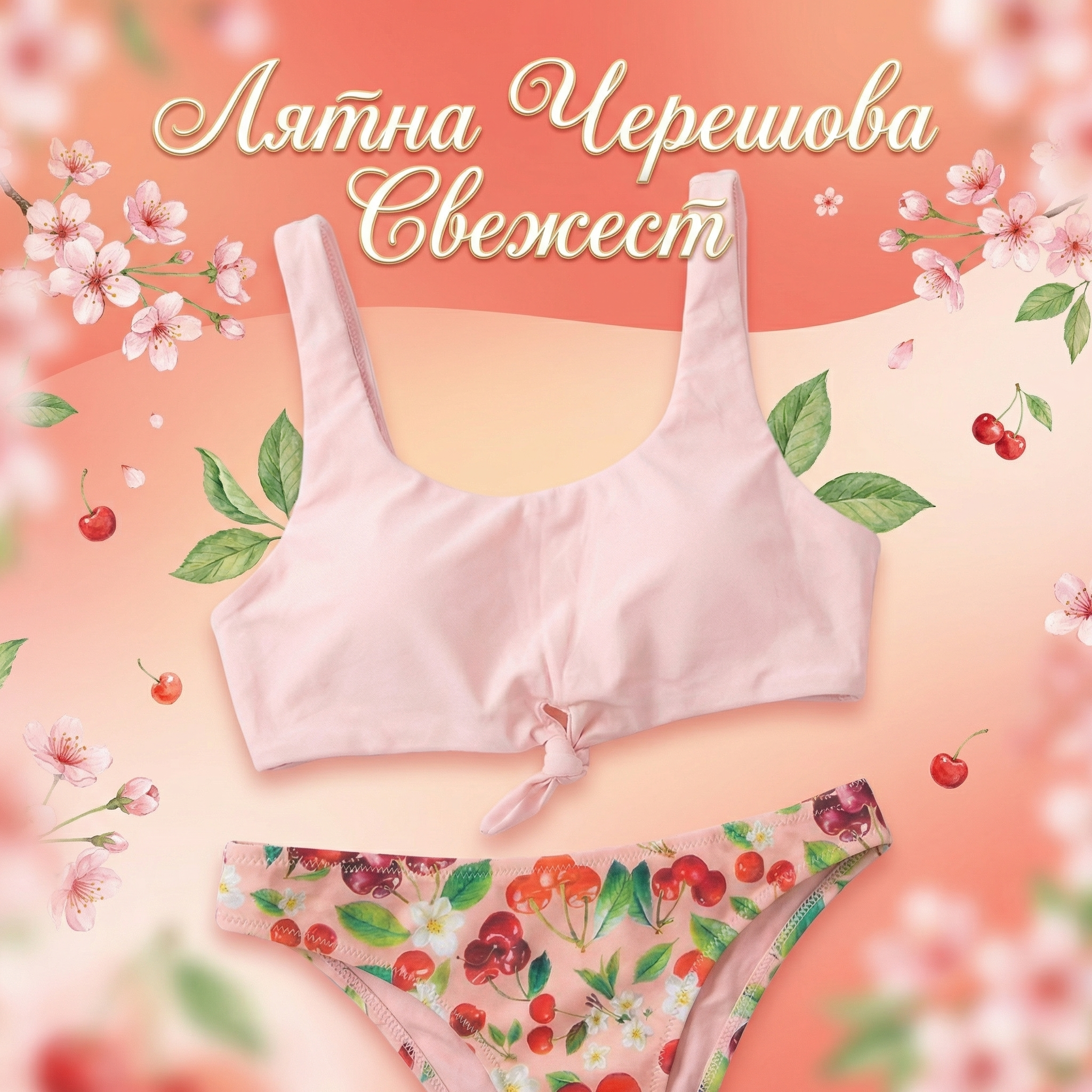 Дамски бански половинки