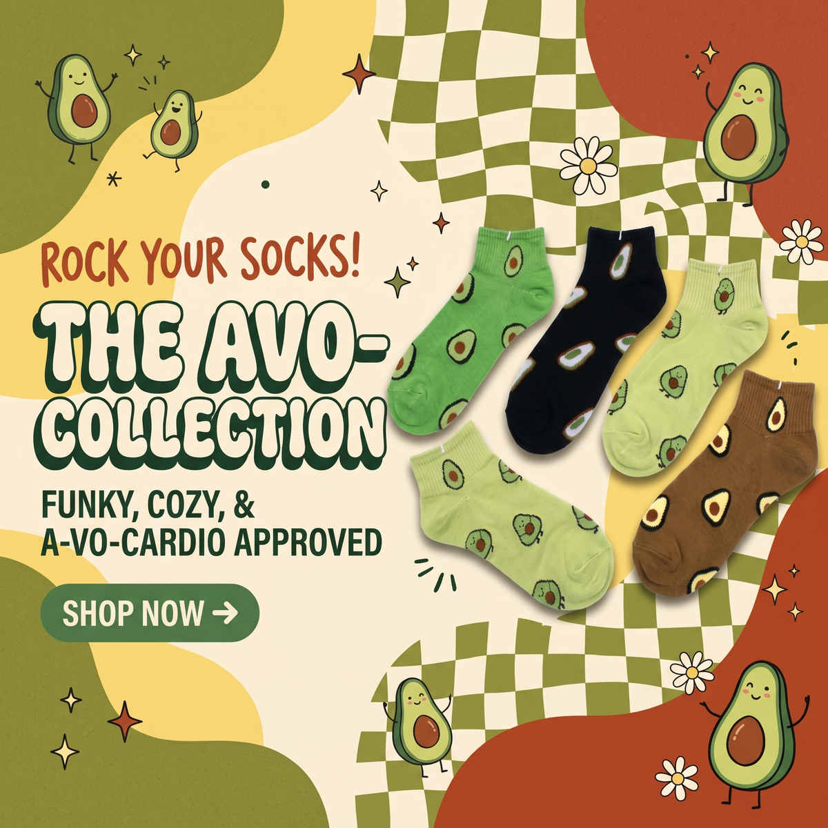 Памучни чорапи - Avocado